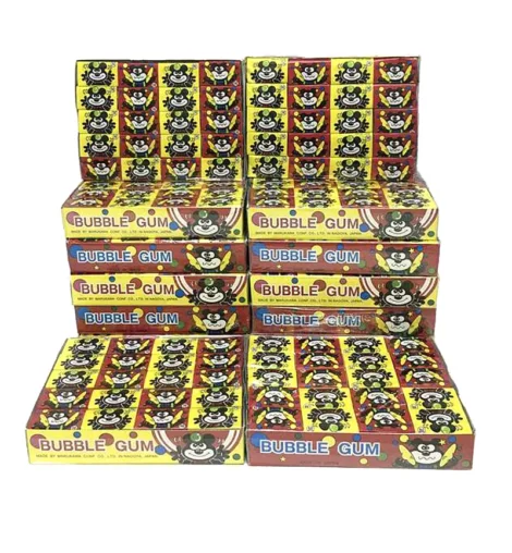 آدامس بادکنکی خرسی نوستالژیک ژاپنی اصل بسته 60 عددی