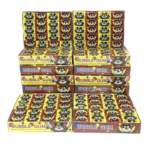 آدامس بادکنکی خرسی نوستالژیک ژاپنی اصل بسته 60 عددی