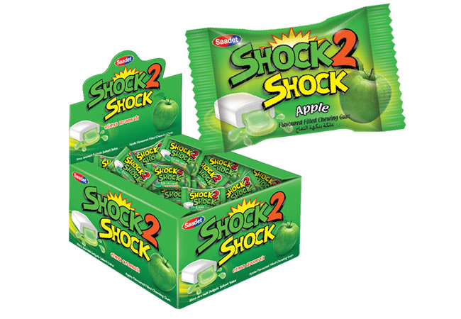 shock2shock-elma-aromali-sekerli-sakiz آدامس ترش شوک ترکیه